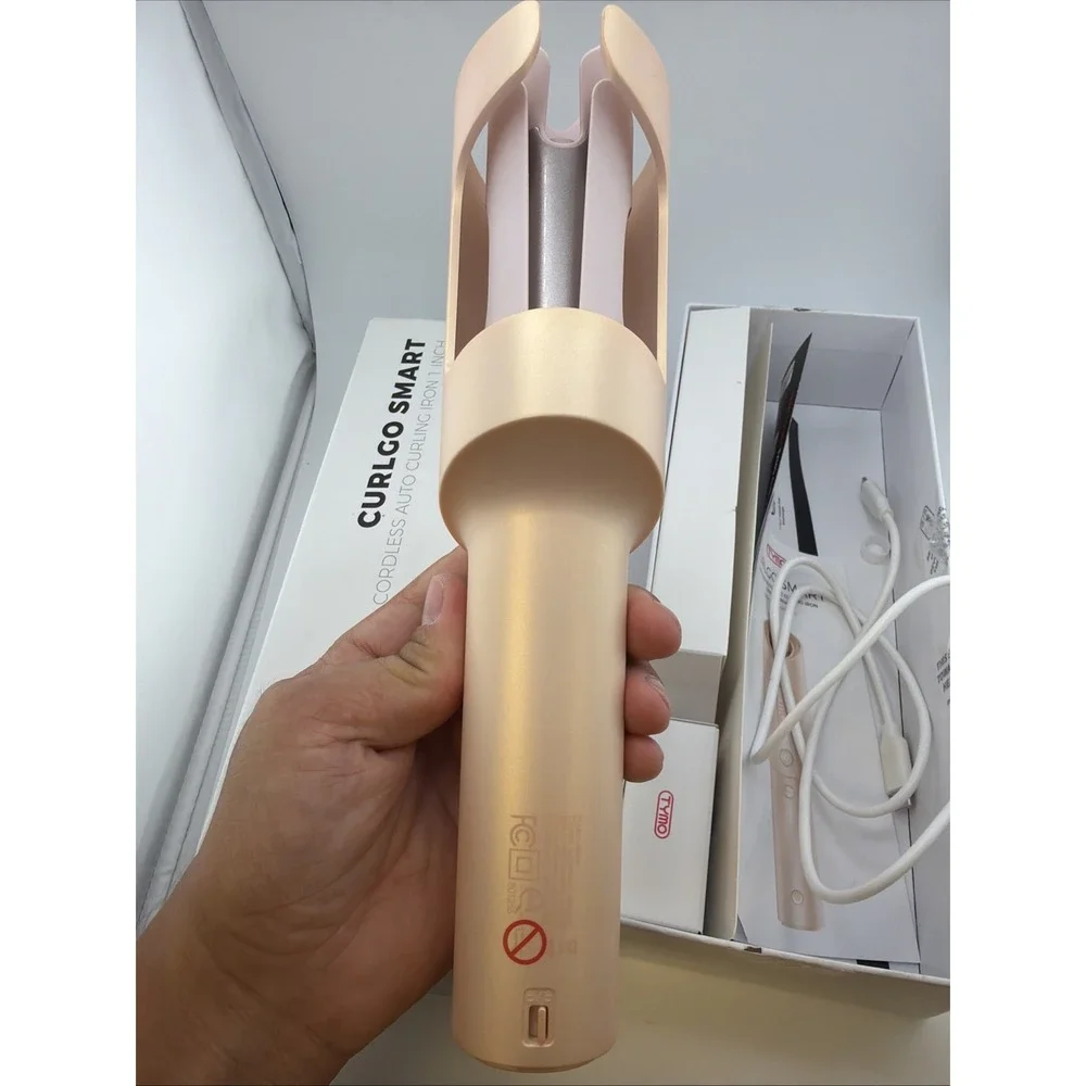 TYMO Cuelgo Smart Cordless Auto Iron 1 Inch Pink New Open Box / Never Used